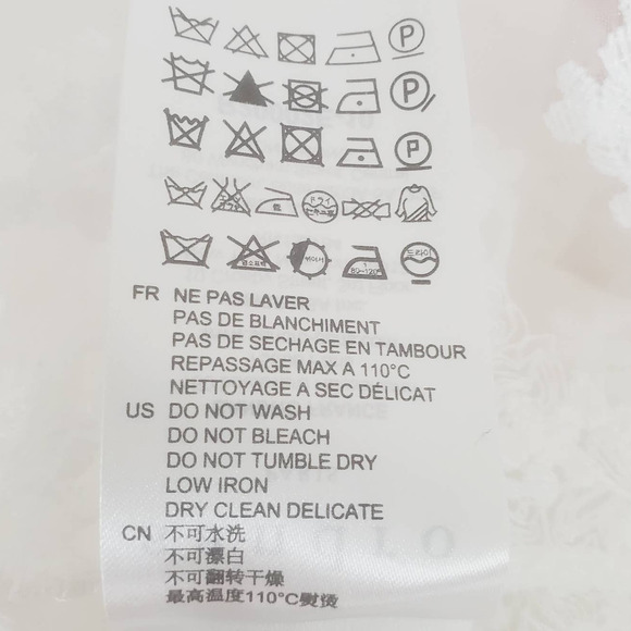 Sandro Paris Isabelle Floral Embroidered Lace Mini Dress Small NEW Striped Slip - Picture 13 of 16